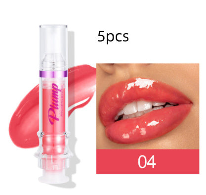 New Tube Lip Rich Lip Color Slightly Spicy Lip Honey Lip Glass Mirror Face Lip Mirror Liquid Lipstick - Novair-product name