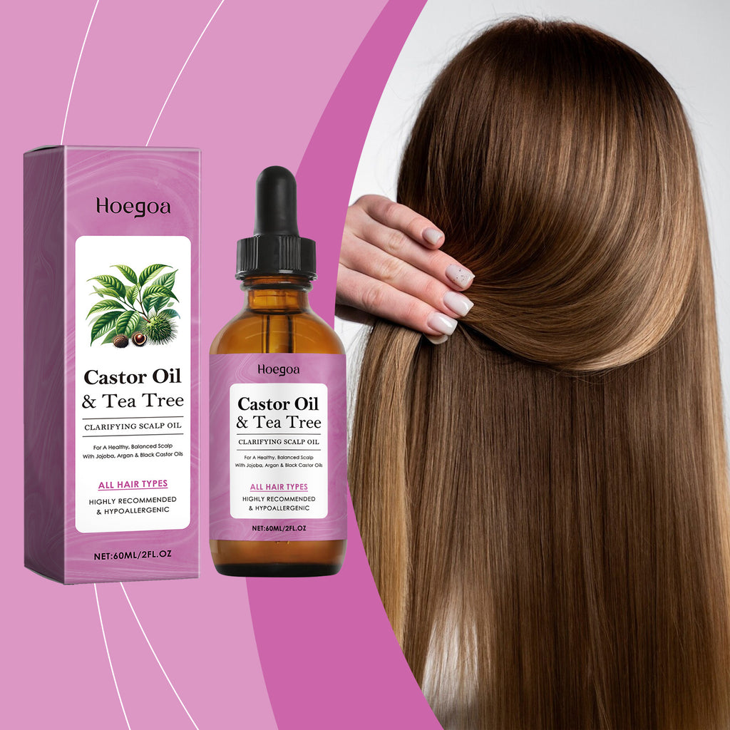 HOEGOA Scalp Treatment Oil Nourishes Hair, Moisturizes And Locks In Moisture, Improves Hair Texture, Reduces Oil Frizz - Novair-product name