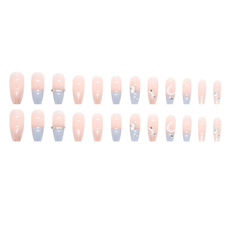 Fake Nails Stars And Moon - Novair-product name