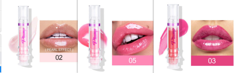 New Tube Lip Rich Lip Color Slightly Spicy Lip Honey Lip Glass Mirror Face Lip Mirror Liquid Lipstick - Novair-product name