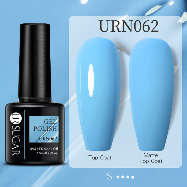 Black White Red Glitter Color Gel Nail Polish Matte - Novair-product name