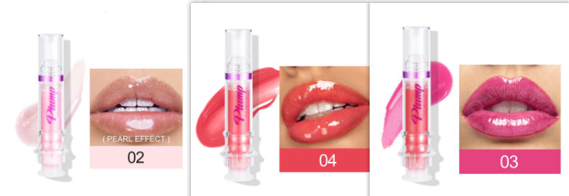 New Tube Lip Rich Lip Color Slightly Spicy Lip Honey Lip Glass Mirror Face Lip Mirror Liquid Lipstick - Novair-product name