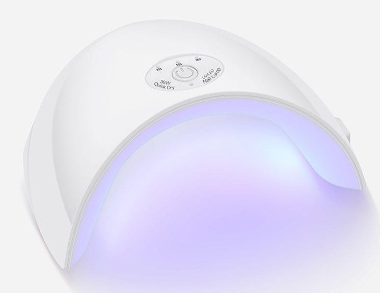 Led UV Lamp 12pcs LED Nail Dryer for ALL Nail Gel Polish Manicure With Timer button Sensor Nail Art Tools - Novair-product name