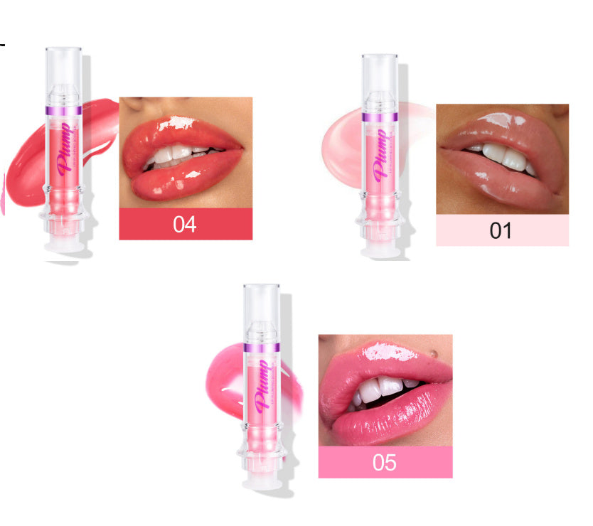 New Tube Lip Rich Lip Color Slightly Spicy Lip Honey Lip Glass Mirror Face Lip Mirror Liquid Lipstick - Novair-product name