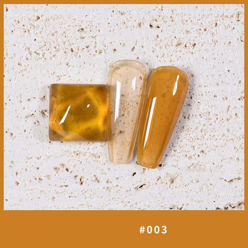 9 Colors Amber Set UV Gel Nail Polish Ice Penetration Soak Off Shining - Novair-product name