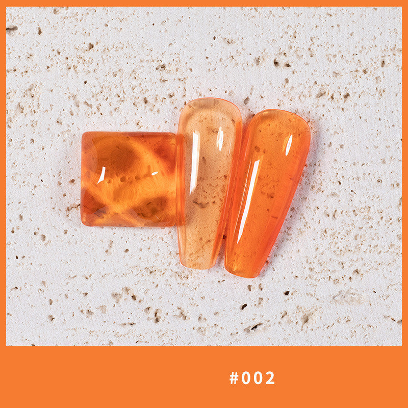 9 Colors Amber Set UV Gel Nail Polish Ice Penetration Soak Off Shining - Novair-product name