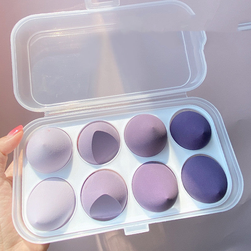 Do Not Eat Powder Beauty Egg Wet And Dry Puff Puff Sponge Soft Giant Makeup Egg With Storage Box - Novair-product name