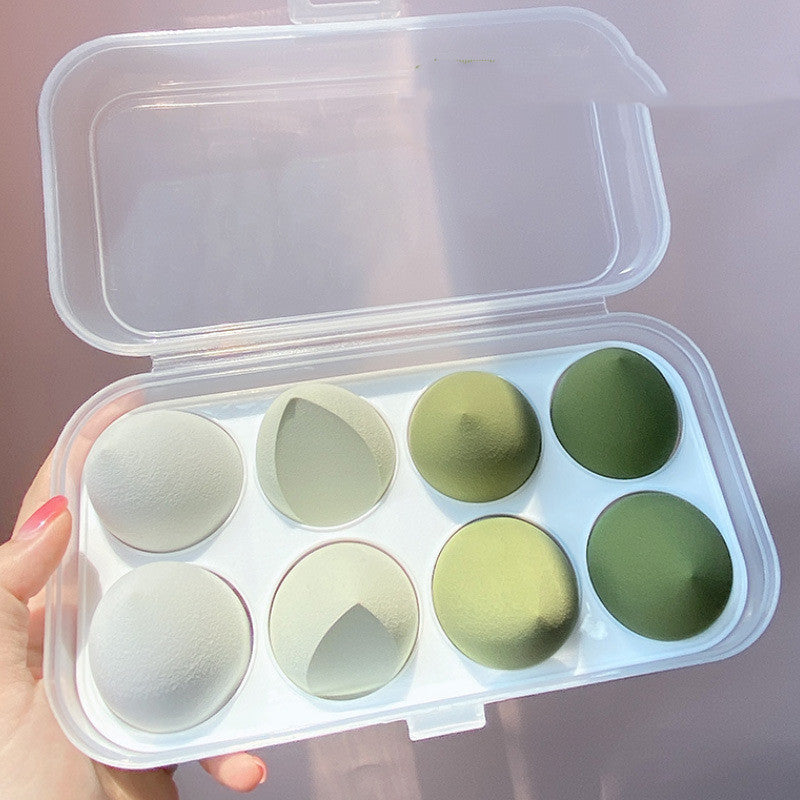 Do Not Eat Powder Beauty Egg Wet And Dry Puff Puff Sponge Soft Giant Makeup Egg With Storage Box - Novair-product name