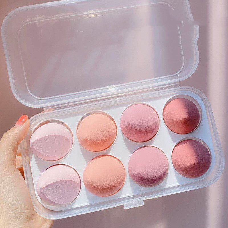 Do Not Eat Powder Beauty Egg Wet And Dry Puff Puff Sponge Soft Giant Makeup Egg With Storage Box - Novair-product name
