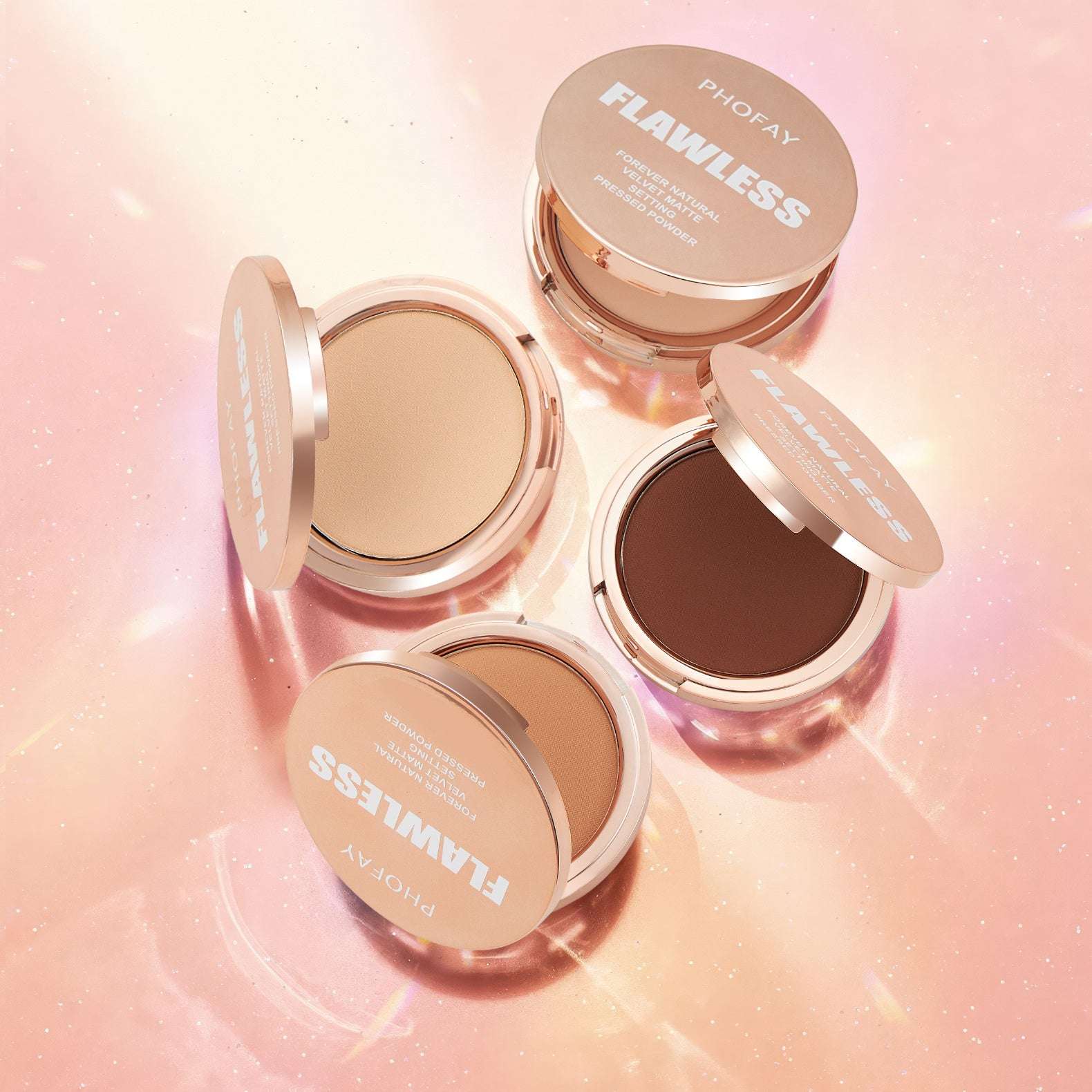 PHOFAY Matte Setting Pressed Powder - Novair-product name