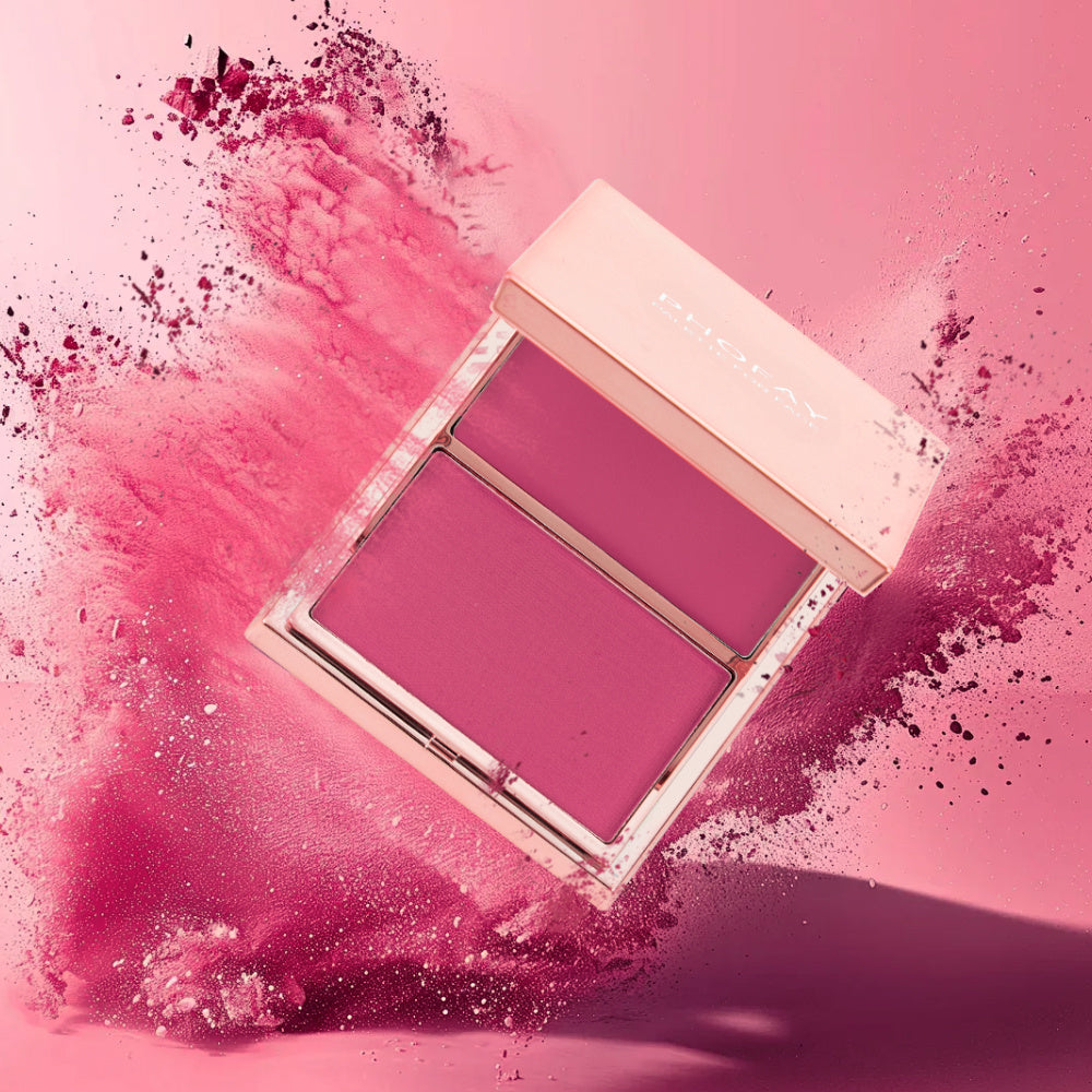 PHOFAY Double-Take Cream & Powder Blush Duo - Novair-product name