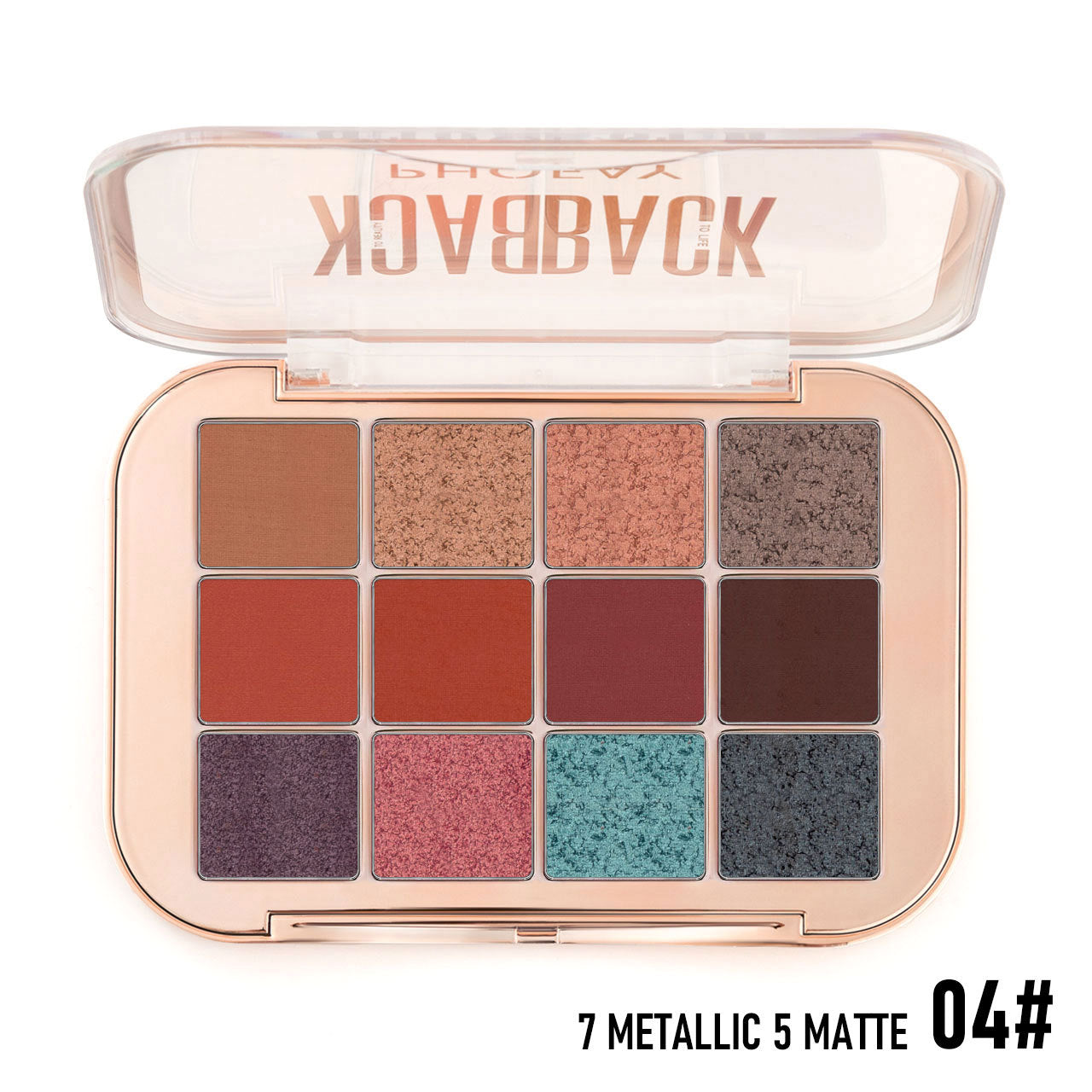 PHOFAY 12 Color Eyeshadow Palette - Novair-product name