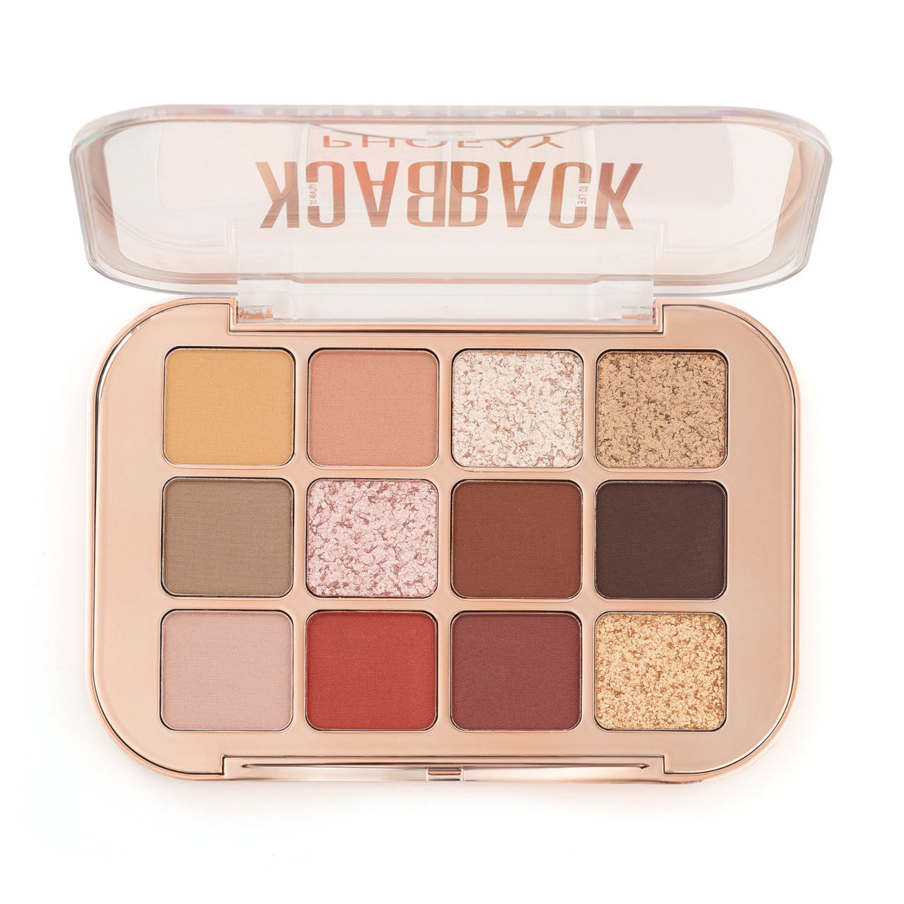 PHOFAY 12 Color Eyeshadow Palette - Novair-product name