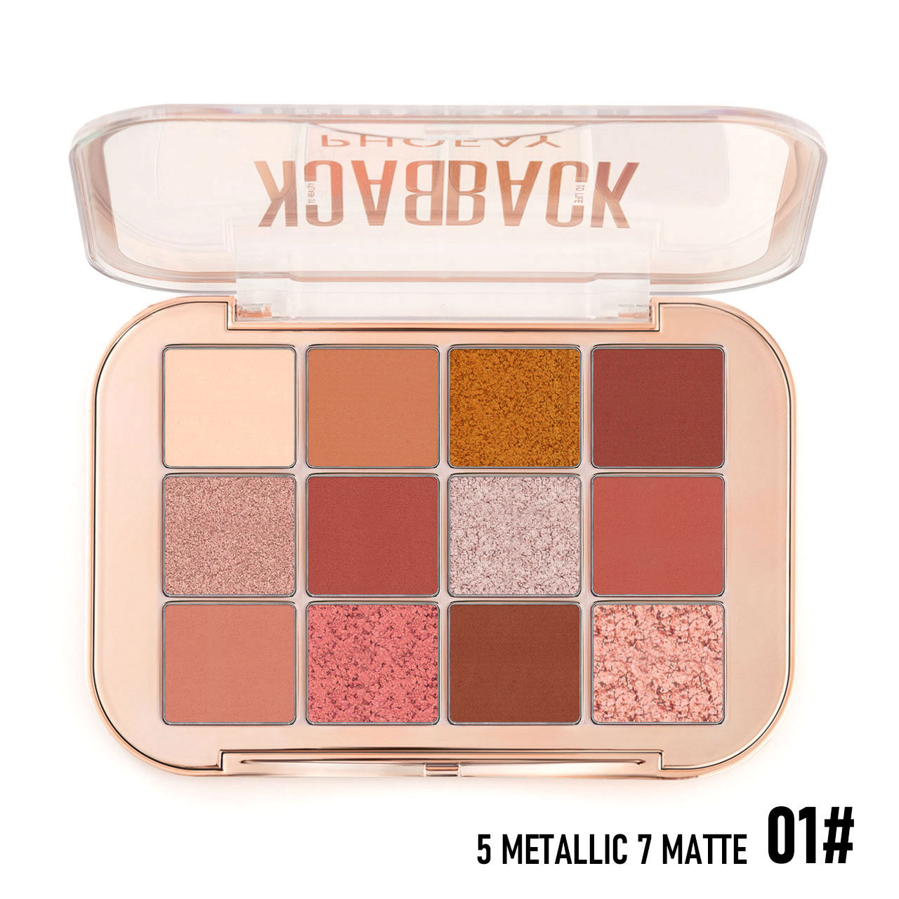 PHOFAY 12 Color Eyeshadow Palette - Novair-product name