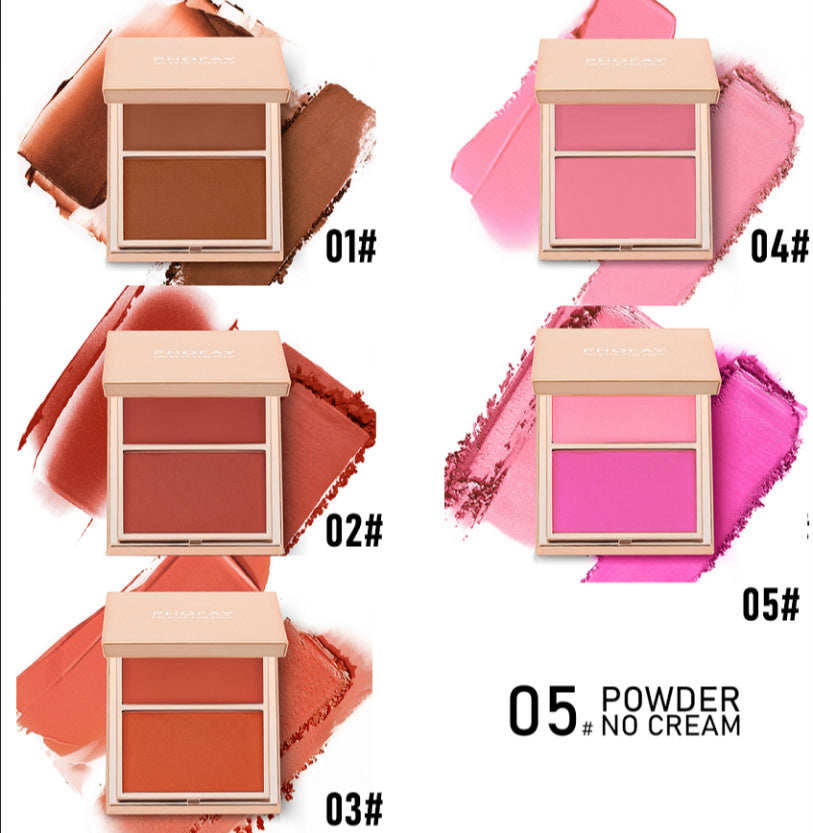 PHOFAY Double-Take Cream & Powder Blush Duo - Novair-product name