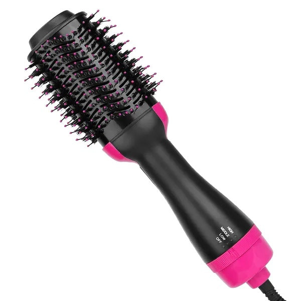Hot Hair Brush 4 In 1 Hair Dryer Volumizer Brush Dryer Comb For Straightening Curling Drying - Novair-product name