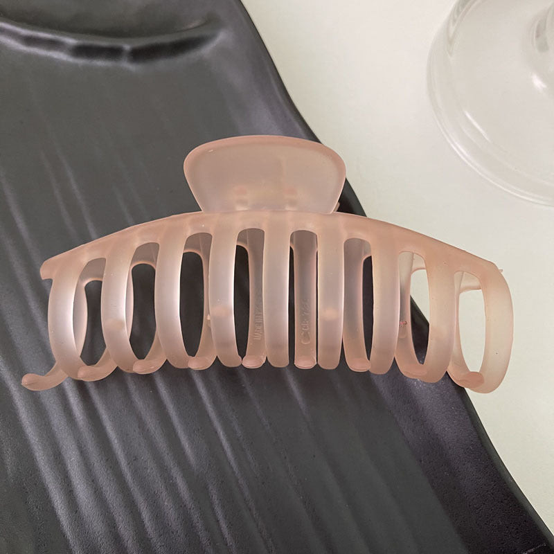 Grab Clip Large Elegant Temperament Frosted Hair Chuck Hair Clip