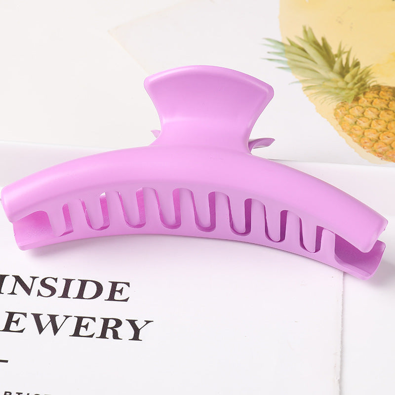 New Claw Clip For Women Tough Colorful Plastic Hair Claws Large Size Hair Clamps Hair Accessories