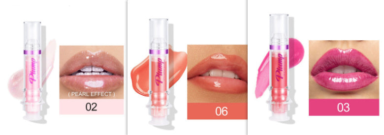 New Tube Lip Rich Lip Color Slightly Spicy Lip Honey Lip Glass Mirror Face Lip Mirror Liquid Lipstick - Novair-product name