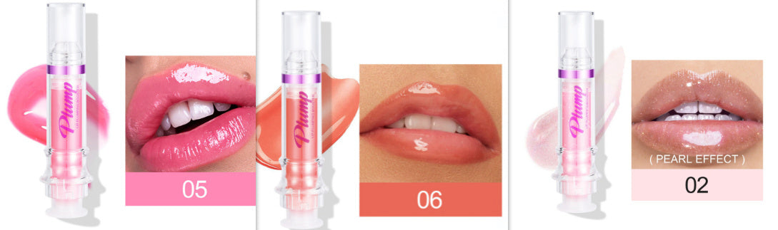 New Tube Lip Rich Lip Color Slightly Spicy Lip Honey Lip Glass Mirror Face Lip Mirror Liquid Lipstick - Novair-product name