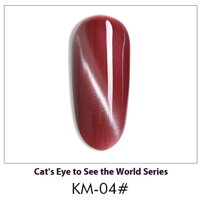 New 36 Colors Suit White Phototherapy Plastic Cat Eye Series Nail Polish Gel - Novair-product name