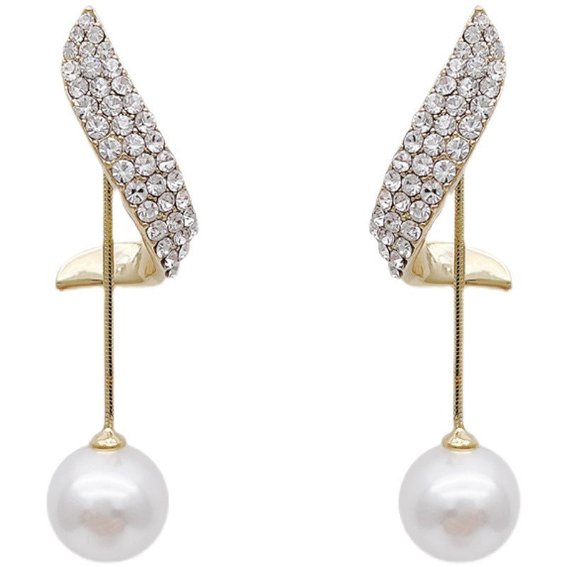 New Trendy High-end Earrings Retro Light Luxury Simple Earrings - Novair-product name