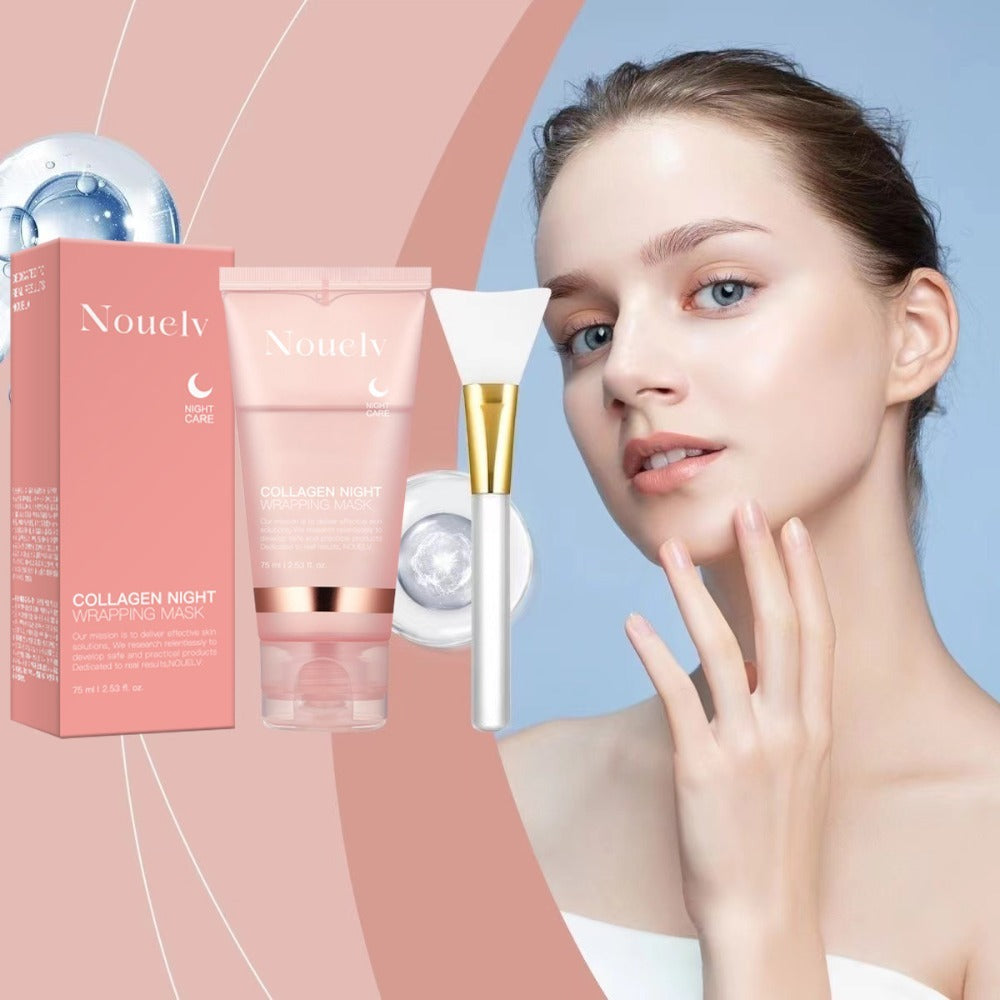 Collagen Mask, Suitable For The Whole Face, Good Rejuvenating Products, Selected Types Of Masks, Firming, Anti-wrinkle, Hydrating And Brightening Skin - Novair-product name