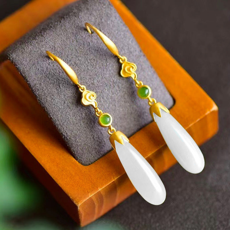 New Chinese Style Super Fairy Sweet Vintage Earrings - Novair-product name
