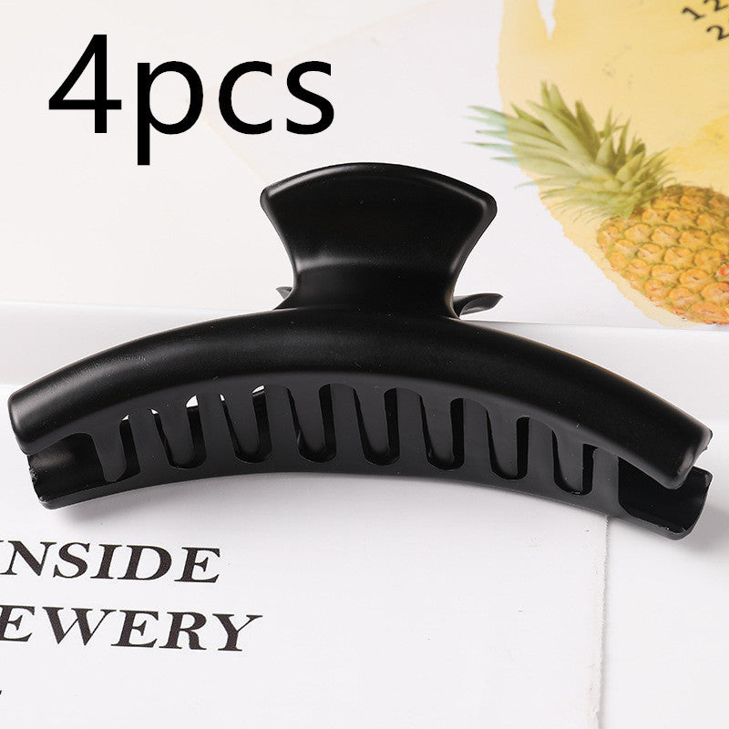 New Claw Clip For Women Tough Colorful Plastic Hair Claws Large Size Hair Clamps Hair Accessories