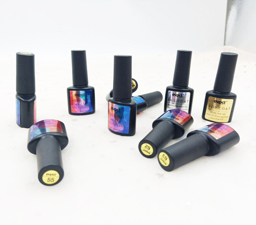 6 Colors Luminous Glue Phototherapy Nail Glue UV Polish - Novair-product name