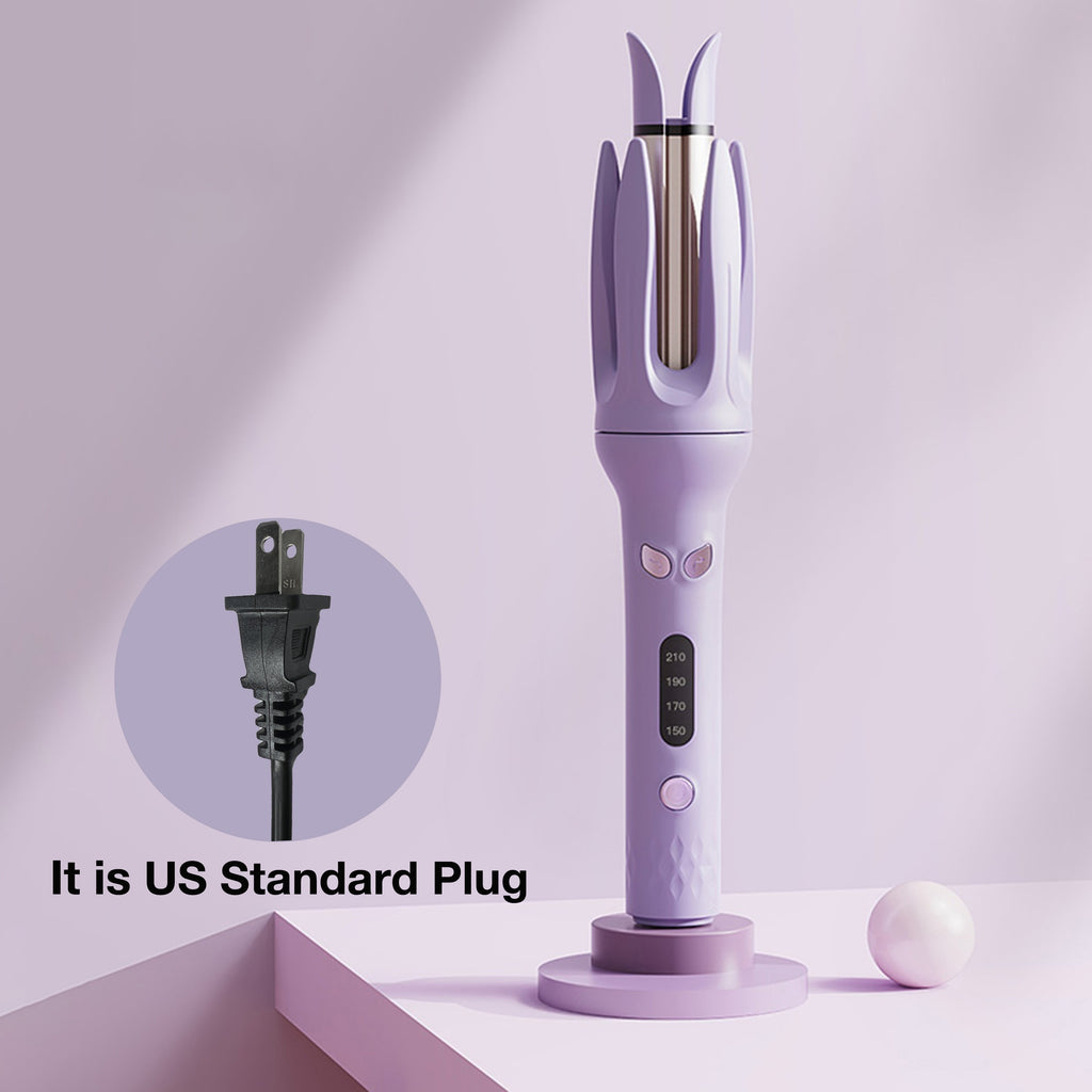 Automatic Hair Curler, 28mm Barrel, 4 Temperature Modes, Negative Ion Generator, Smart Timer And Sensor, Auto Off For Safety - Novair-product name