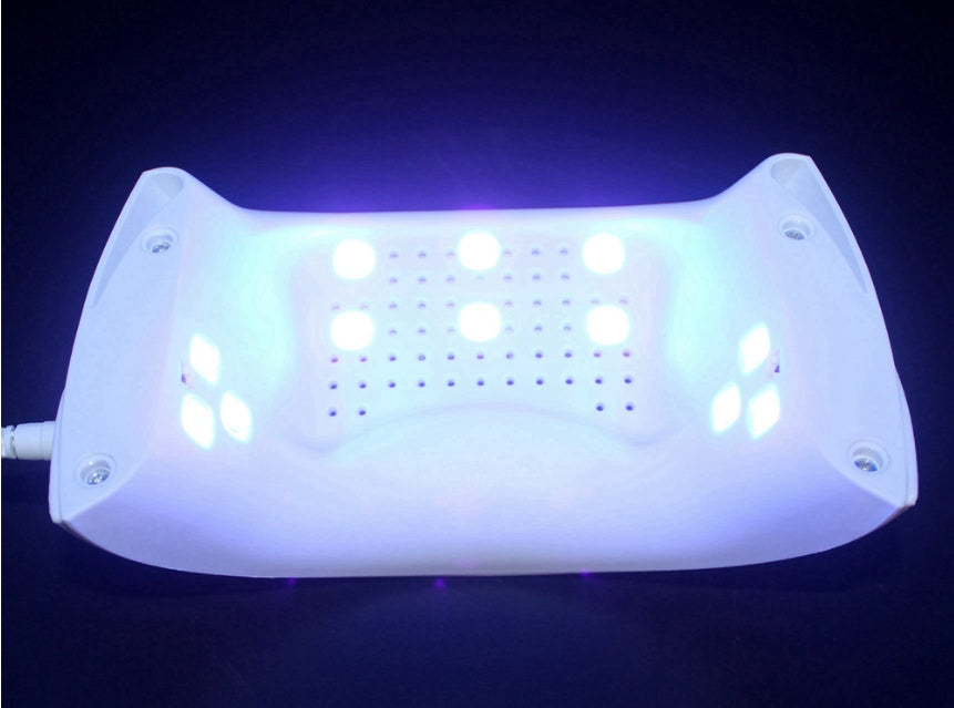 Led UV Lamp 12pcs LED Nail Dryer for ALL Nail Gel Polish Manicure With Timer button Sensor Nail Art Tools - Novair-product name