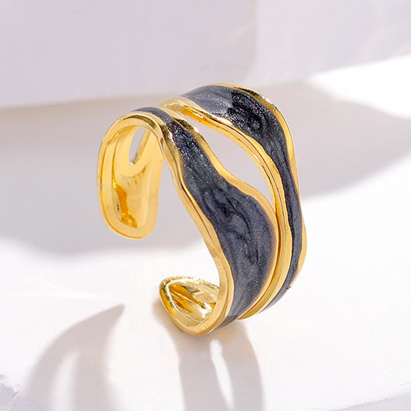European And American Simple Titanium Steel Ring - Novair-product name
