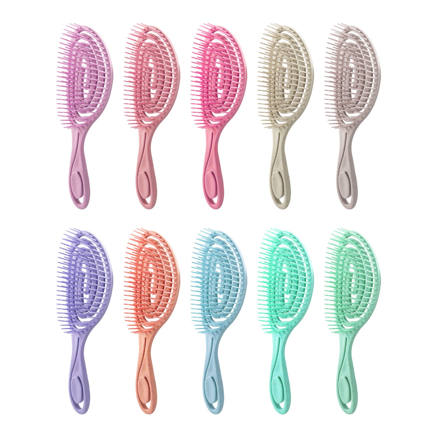 Oval Hollow Mosquito-repellent Incense Styling Hairdressing Comb