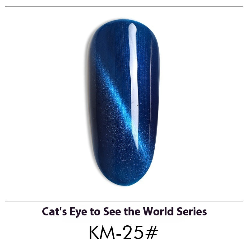 New 36 Colors Suit White Phototherapy Plastic Cat Eye Series Nail Polish Gel - Novair-product name