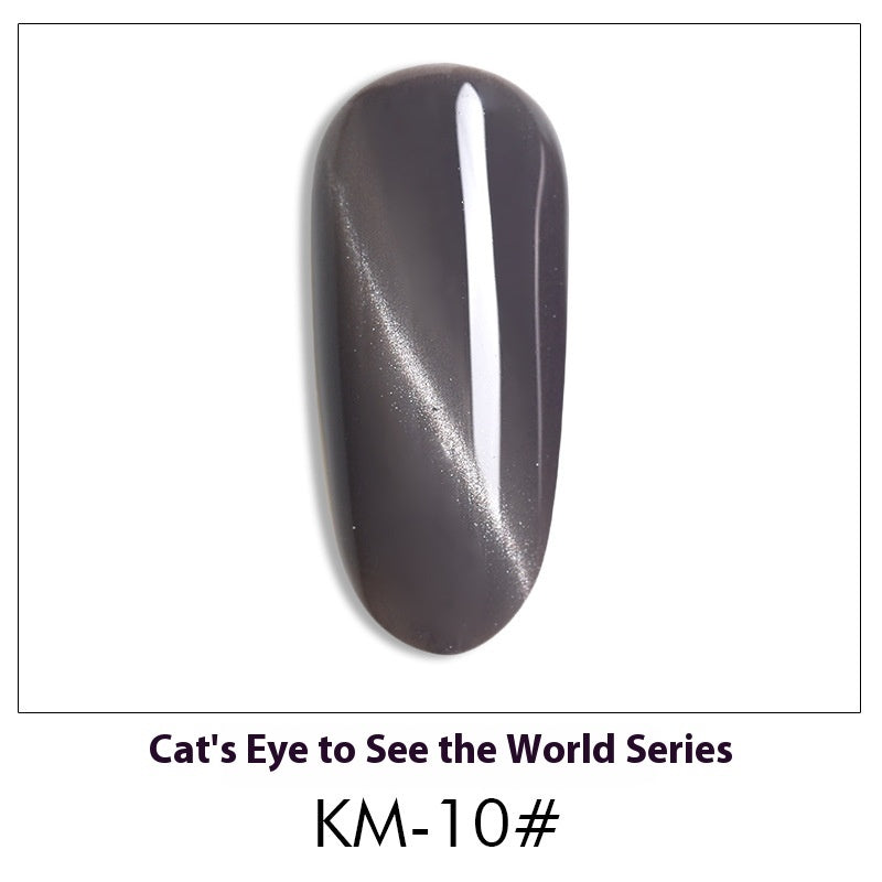 New 36 Colors Suit White Phototherapy Plastic Cat Eye Series Nail Polish Gel - Novair-product name