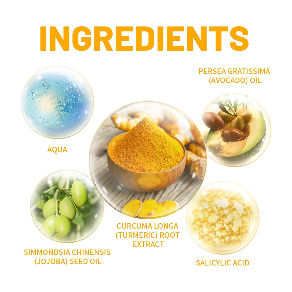 Eelhoe Turmeric Whitening Cleanser Deep Cleansing Face To Remove Makeup Refreshing And Non-Tight Turmeric Cleanser - Novair-product name