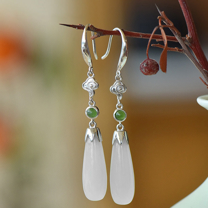 New Chinese Style Super Fairy Sweet Vintage Earrings - Novair-product name