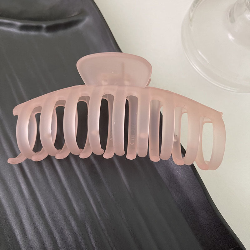 Grab Clip Large Elegant Temperament Frosted Hair Chuck Hair Clip