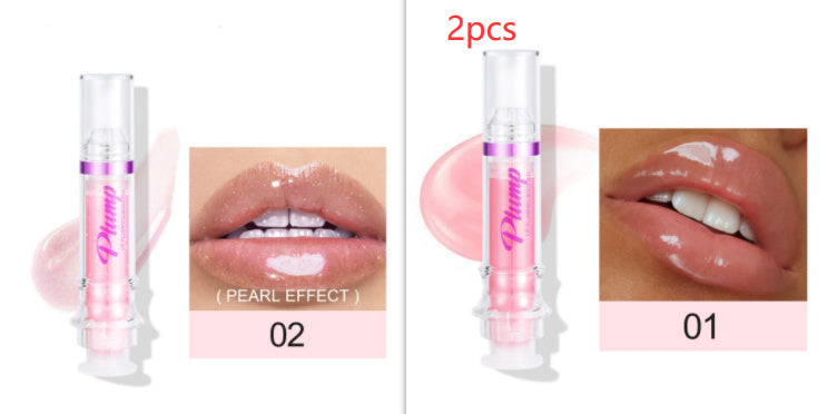 New Tube Lip Rich Lip Color Slightly Spicy Lip Honey Lip Glass Mirror Face Lip Mirror Liquid Lipstick - Novair-product name