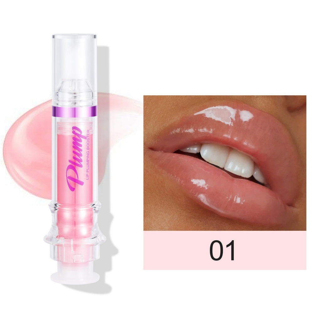 New Tube Lip Rich Lip Color Slightly Spicy Lip Honey Lip Glass Mirror Face Lip Mirror Liquid Lipstick - Novair-product name