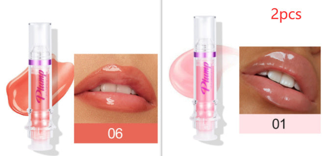 New Tube Lip Rich Lip Color Slightly Spicy Lip Honey Lip Glass Mirror Face Lip Mirror Liquid Lipstick - Novair-product name