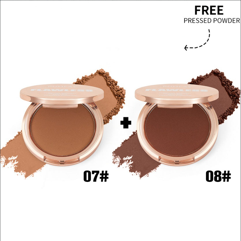 PHOFAY Matte Setting Pressed Powder - Novair-product name