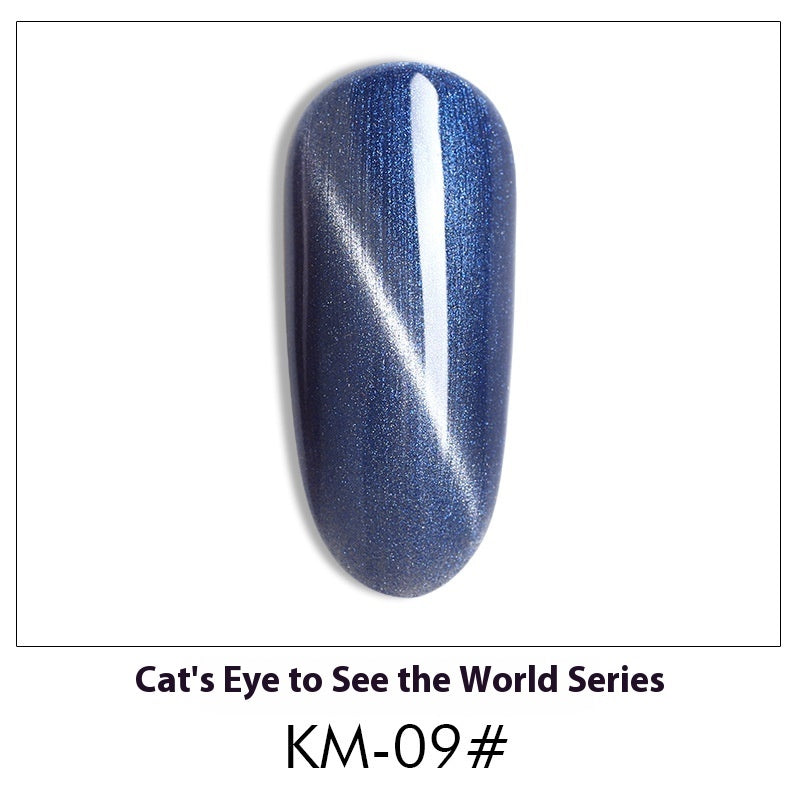 New 36 Colors Suit White Phototherapy Plastic Cat Eye Series Nail Polish Gel - Novair-product name