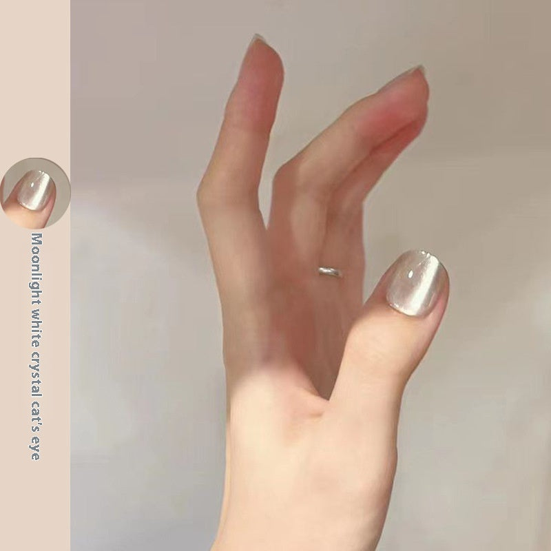 New Micro Glass Bead Crystal Cat's Eye Gel Nail Polish - Novair-product name