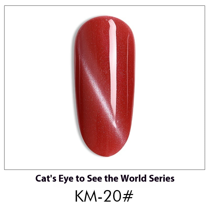 New 36 Colors Suit White Phototherapy Plastic Cat Eye Series Nail Polish Gel - Novair-product name