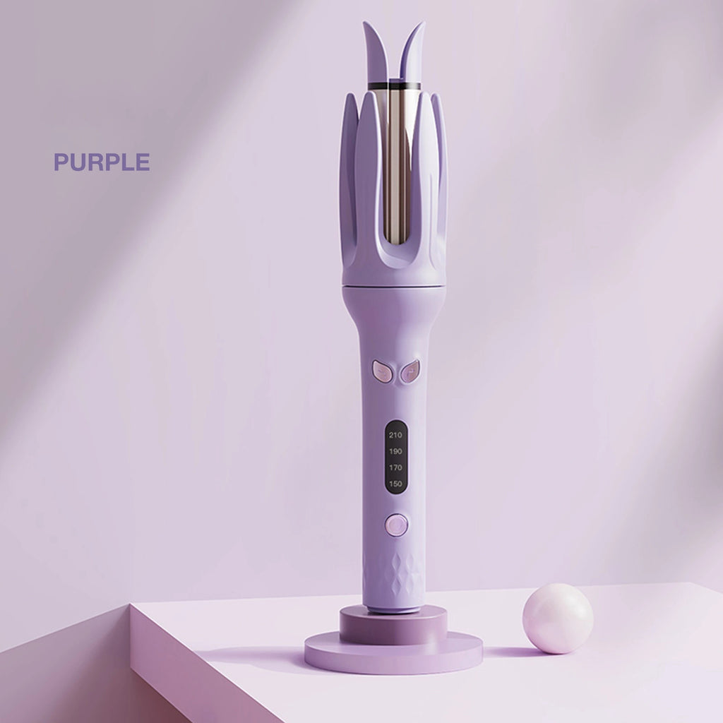 Automatic Hair Curler, 28mm Barrel, 4 Temperature Modes, Negative Ion Generator, Smart Timer And Sensor, Auto Off For Safety - Novair-product name