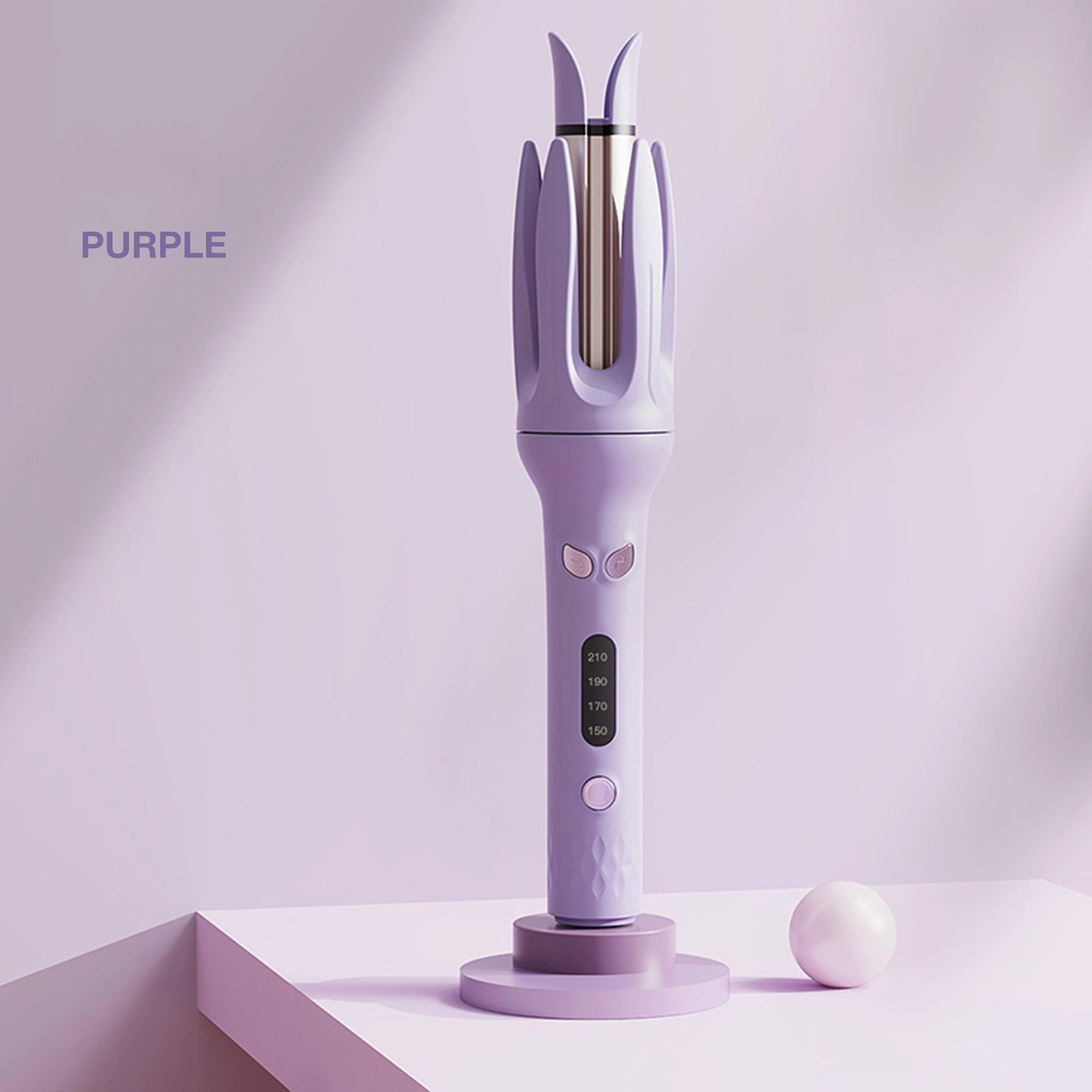 Automatic Hair Curler, 28mm Barrel, 4 Temperature Modes, Negative Ion Generator, Smart Timer And Sensor, Auto Off For Safety - Novair-product name