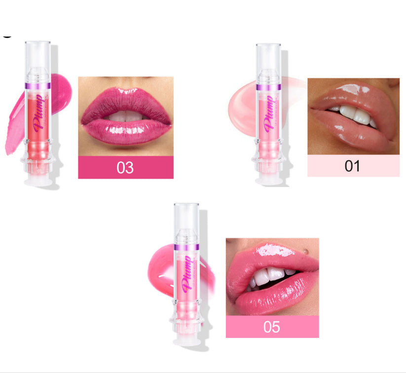 New Tube Lip Rich Lip Color Slightly Spicy Lip Honey Lip Glass Mirror Face Lip Mirror Liquid Lipstick - Novair-product name