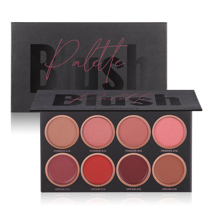 Makeup Eight-color Blush High Disc Brighten Skin Tone - Novair-product name